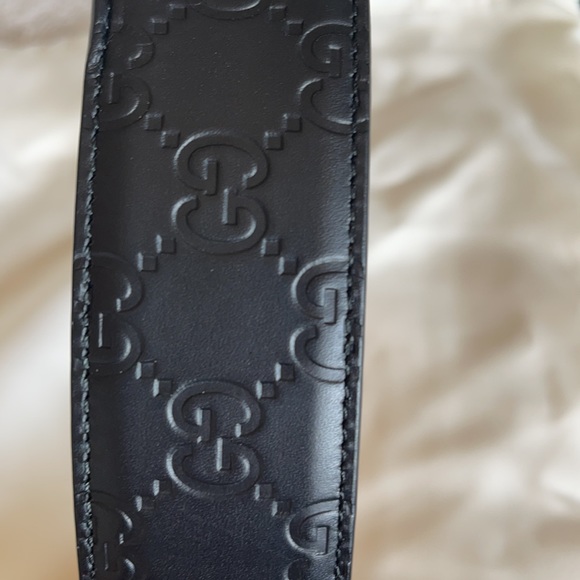 Authentic Gucci belt sz 80-32in black leather - Picture 4 of 4
